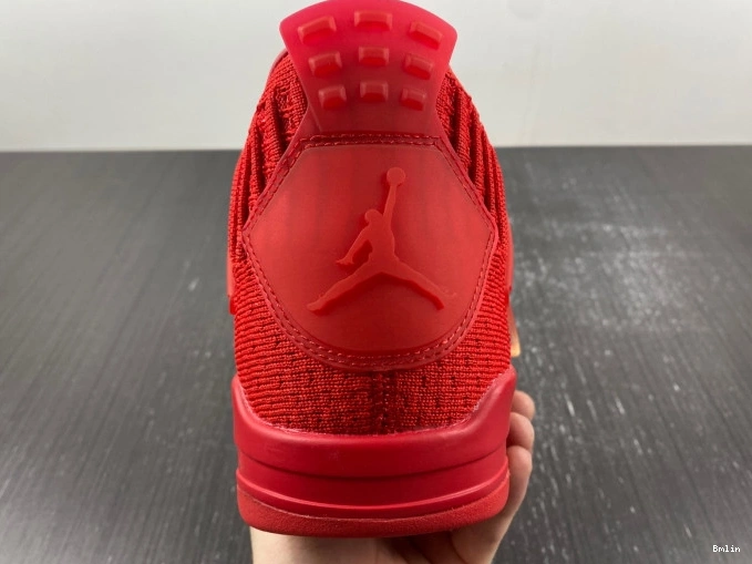 Bmlin Shoes Red Jordan Retro 4 Flyknit AQ3559-600 0709